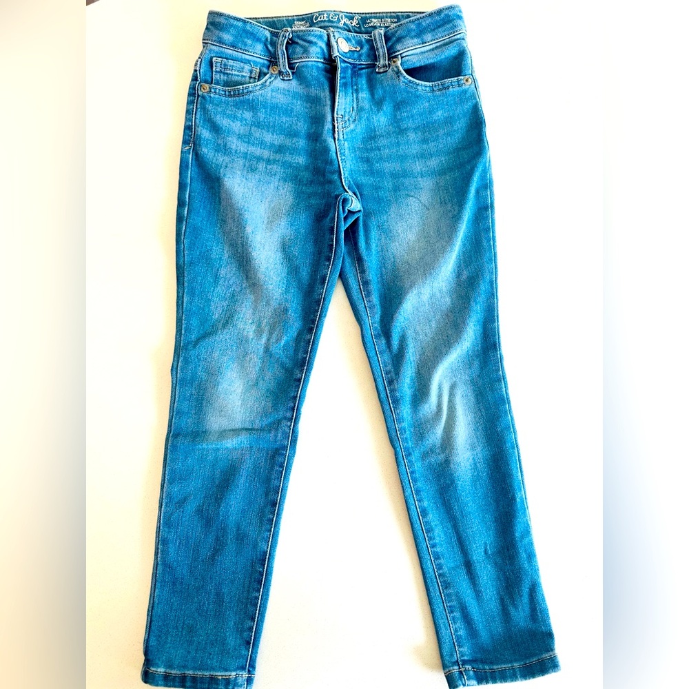 Cat and Jack girls skinny jeans size 7